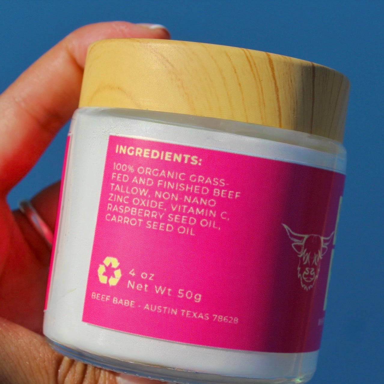 Whipped Tallow Sunscreen 4oz